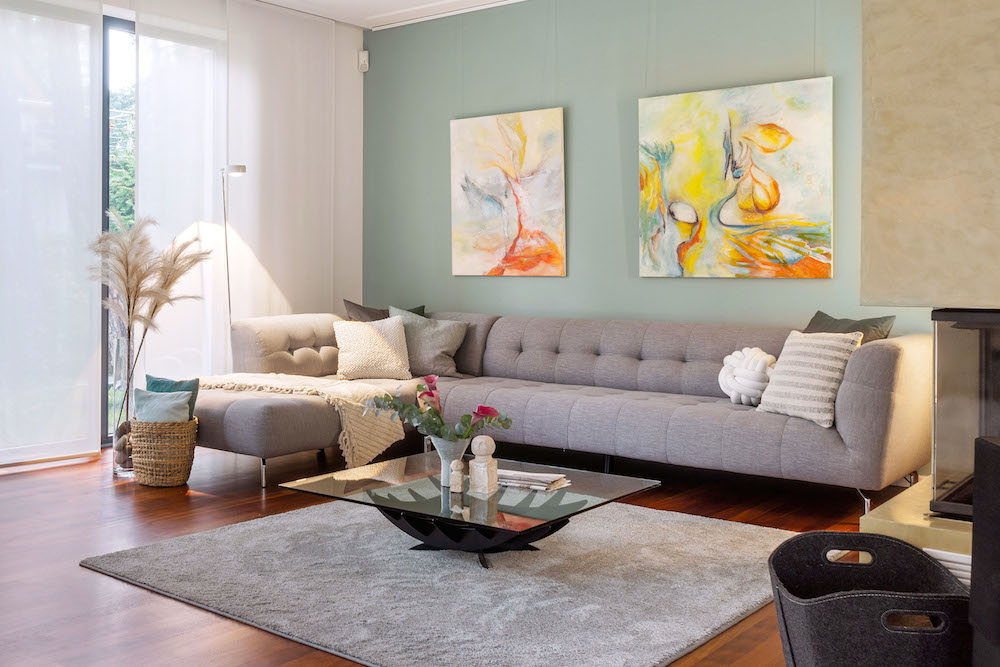 Harmonious living room with simple accessories by Tatjana Sorokina ...